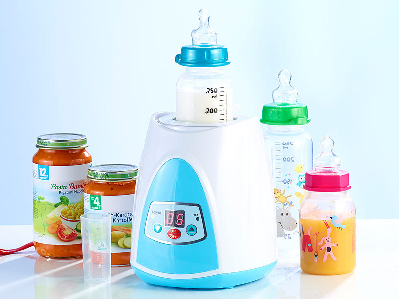 ; Flaschen- und Glaswärmer für Säuglingsnahrung Milchwärmer, BabyflaschenwärmerBaby-KostwärmerFaltbare Babywippen im Aluminiumgestell, Bluetooth, AppFläschchenwärmerKostwärmer 