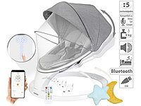 Cybaby Smarte Babywippe aus Aluminium, Bluetooth, WLAN, Touch-Tasten und App